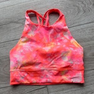 Lululemon Energy Bra High Neck Long Line Shibori *Medium Support B-D